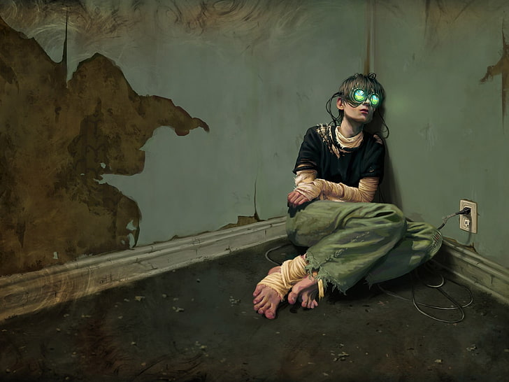 seni fantasi, realitas virtual, karya seni, Wallpaper HD