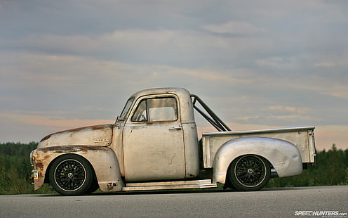 Chevrolet Truck Classic Car Classic Rust Hot Rod HD, автомобили, кола, класика, chevrolet, hot, rod, камион, ръжда, HD тапет HD wallpaper