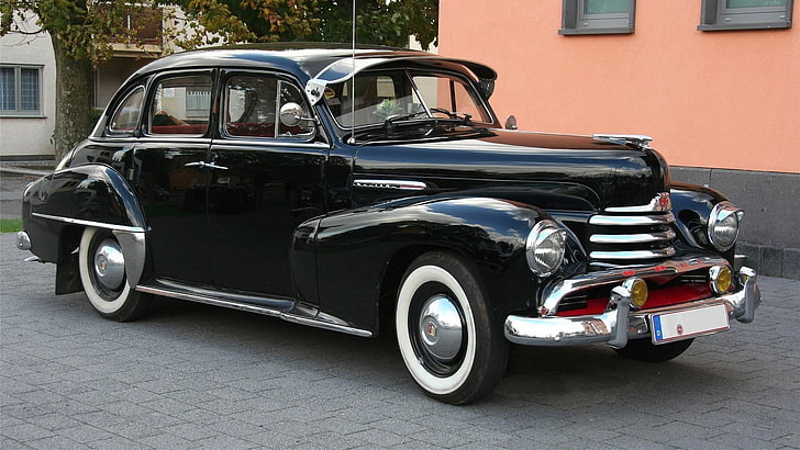opel, kapitan, carro antigo, vintage, oldtimer, clássico, anos 50, carro alemão, opel kapitan, 1951, HD papel de parede