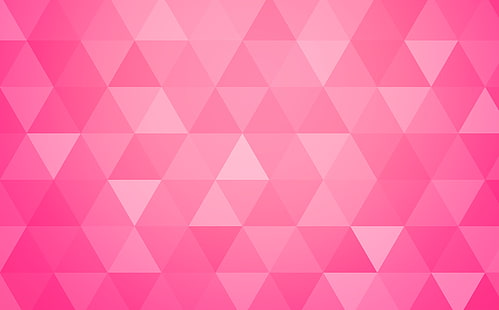 밝은 분홍색 추상적 인 기하학적 인 삼각형 ..., 어로, 패턴, 개요, 현대, 마젠타, 디자인, 배경, 패턴, 모양, 삼각형, 형상, 기하학적, 다각형, 마름모, 8K, HD 배경 화면 HD wallpaper