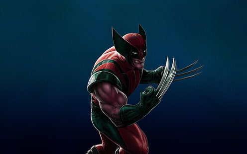 Marvel X-Men Wolverine, гняв, Wolverine, Logan, x-men, Marvel, Comics, стоманени нокти, HD тапет HD wallpaper