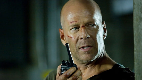 film, Bruce Willis, uomini, Die Hard, Sfondo HD HD wallpaper