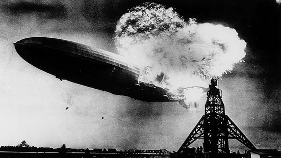 Hindenburg, Zeppelin, HD-Hintergrundbild HD wallpaper
