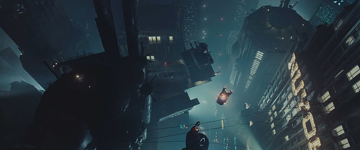 Ilustración de edificios, Blade Runner, ciencia ficción, películas, Fondo de pantalla HD HD wallpaper