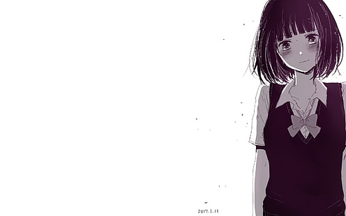 Zu kein Honkai, Anime-Mädchen, Yasuraoka Hanabi, HD-Hintergrundbild HD wallpaper
