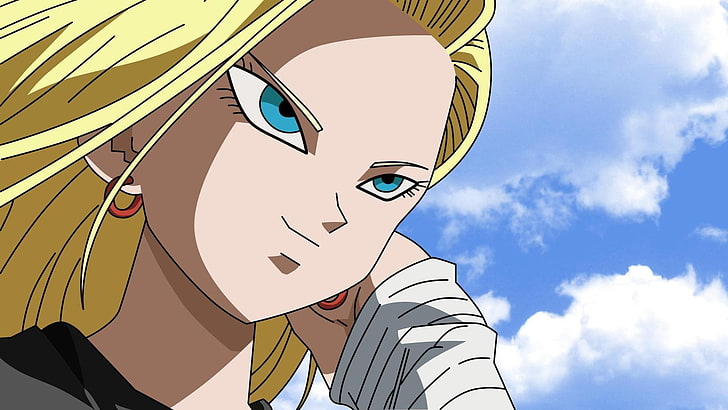 Android 18, anime, anime girls, HD wallpaper