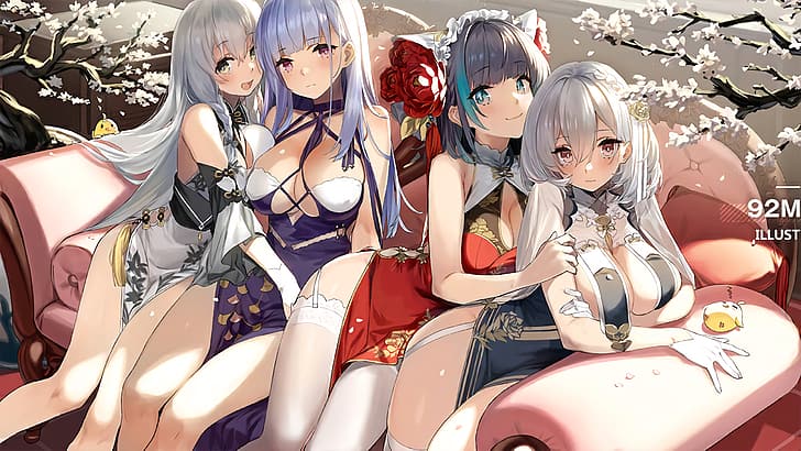 Azur Lane, Anime-Mädchen, HD-Hintergrundbild