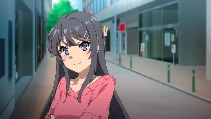 Anime, Rascal ne rêve pas de Bunny Girl Senpai, Mai Sakurajima, Fond d'écran HD