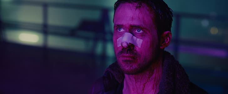 Blade Runner, Blade Runner 2049, cyberpunk, Ryan Gosling, ภาพยนตร์, เจ้าหน้าที่ K, นักแสดง, วอลล์เปเปอร์ HD