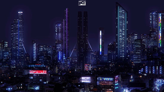 kota, Kota Masa Depan, fiksi ilmiah, Wallpaper HD HD wallpaper