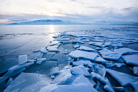 Земля, Лед, Лед, Лед, Пейзаж, Природа, HD обои HD wallpaper