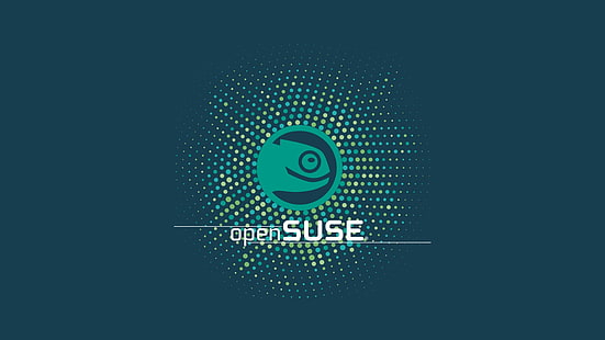 Logo OpenSuse, openSUSE, Linux, gecko, Tapety HD HD wallpaper