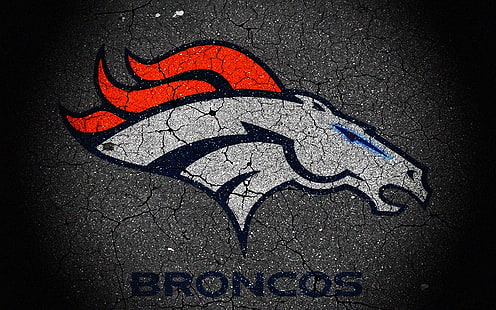 Denver Broncos, Texas Broncos logo, Esportes, Futebol, América, logotipo, HD papel de parede HD wallpaper