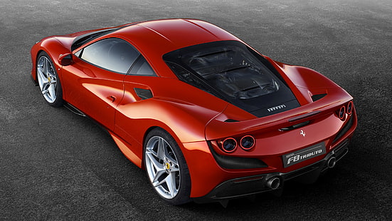 Ferrari, Ferrari F8 Tributo, bil, röd bil, sportbil, HD tapet HD wallpaper