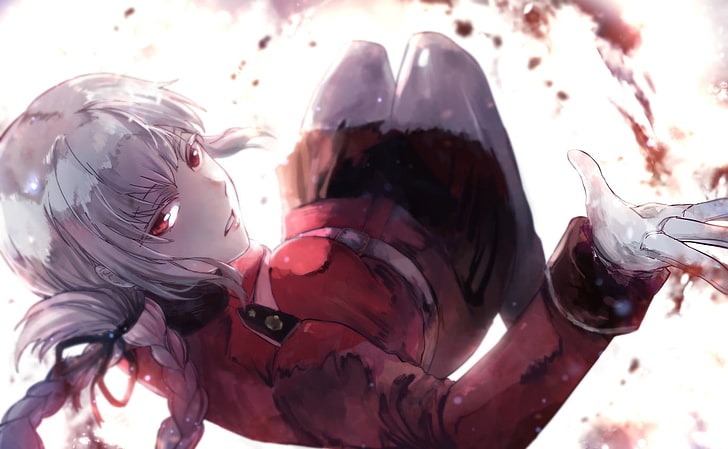 ชุดสตรีสีแดงและสีขาวแบบดั้งเดิม Fate / Grand Order ฟลอเรนซ์ไนติงเกล (Fate / Grand Order), วอลล์เปเปอร์ HD