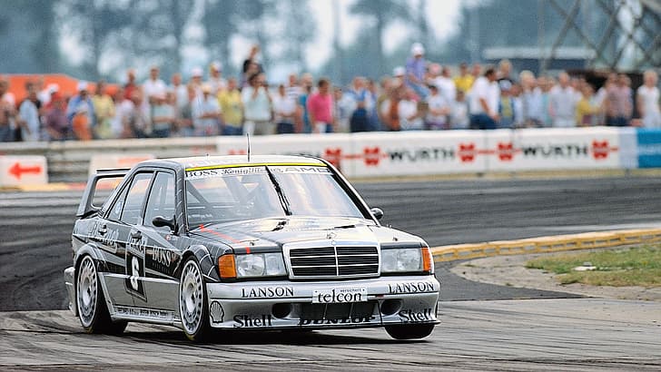 Mercedes 190E 2.5-16, dtm, yarış arabaları, Motor sporları, Alman otomobilleri, HD masaüstü duvar kağıdı