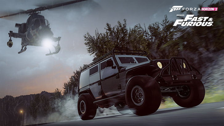 Poster del film Fast and Furious, Forza Horizon 2, Forza Motorsport, videogiochi, Fast and Furious, Sfondo HD