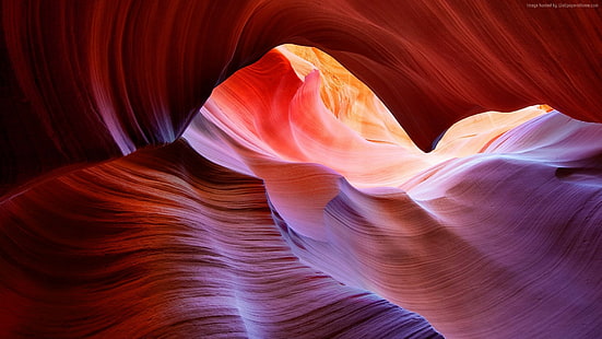 nature, paysage, Antelope Canyon, canyon, formation rocheuse, Fond d'écran HD HD wallpaper