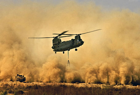 helikopter, Boeing CH-47 Chinook, Angkatan Udara A.S., Wallpaper HD HD wallpaper