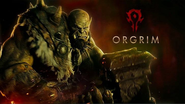 horde, movie, Orgrim, poster, warcraft, Warcraft Movie, Wow Movie, HD wallpaper