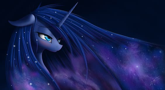 Min lilla ponny, prinsessan Luna, HD tapet HD wallpaper