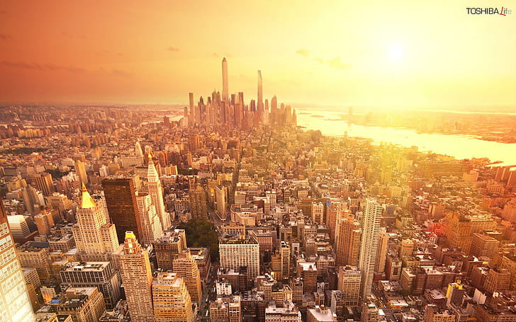 Cityscapes Overview Widescreen, cities, cityscapes, overview, widescreen, HD wallpaper