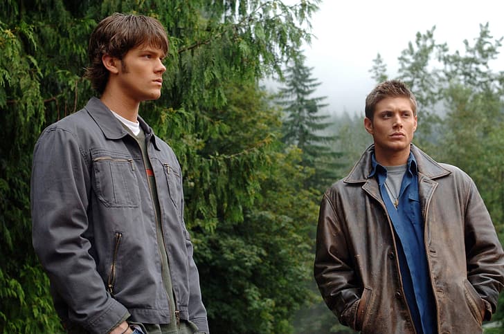the series, Supernatural, Sam, Dean, Jared Padalecki, Jensen Ackles, HD wallpaper