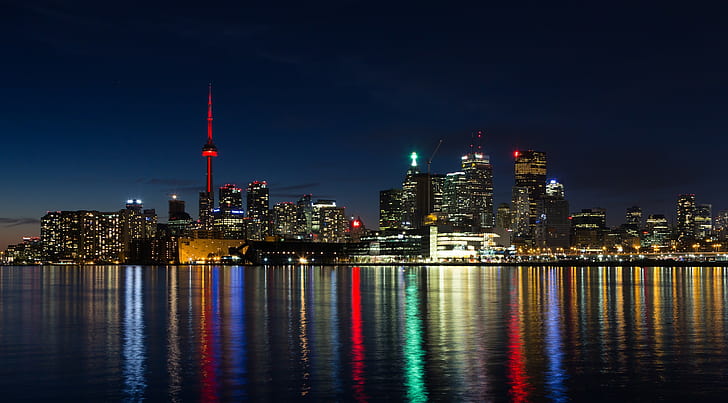 city, landscape, Toronto, HD wallpaper