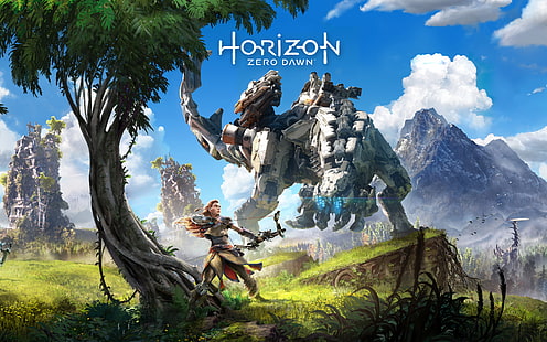 Horizon Zero Dawn 4K 8K, Cero, Amanecer, Horizonte, Fondo de pantalla HD HD wallpaper