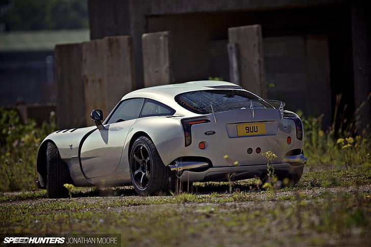 TVR Tuscan HD, white sports coupe, cars, tvr, tuscan, HD wallpaper