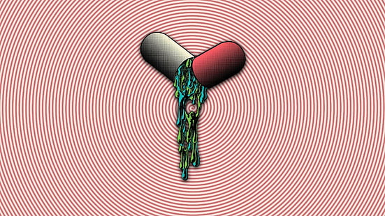 drugs, spiral, pills, HD wallpaper HD wallpaper