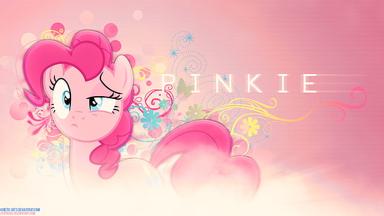 Fernsehshow, mein kleines Pony: Freundschaft ist Magie, mein kleines Pony, Pinkie Pie, Vektor, HD-Hintergrundbild HD wallpaper