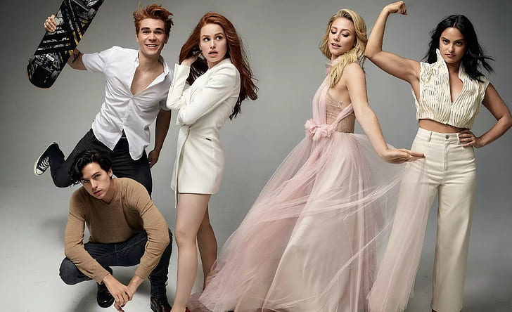Camila Mendes, Cole Sprouse, Lili Reinhart, Madelaine Petsch, K.J. Apa, Tapety HD
