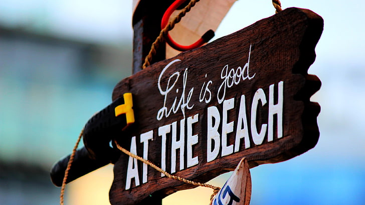 estate, spiaggia, bene, vita, Sfondo HD