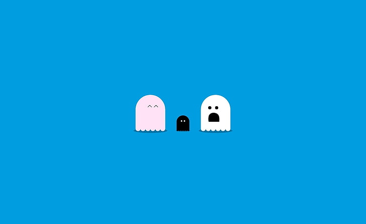 Situación de fantasmas graciosos, imágenes prediseñadas de fantasmas, vacaciones, Halloween, Gracioso, fantasmas, situación, Fondo de pantalla HD