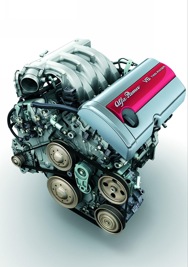 alfa romeo 159 engine, car, HD wallpaper