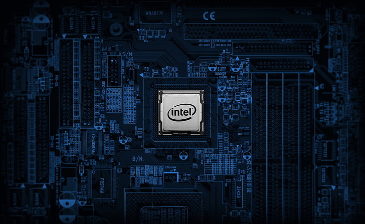 Placa base Intel, procesador de computadora Intel, computadoras, hardware, Fondo de pantalla HD