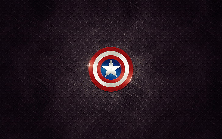 Captain America sköld tapet, tecken, stjärna, minimalism, hjälte, sköld, 2560x1600, Captain America, HD tapet