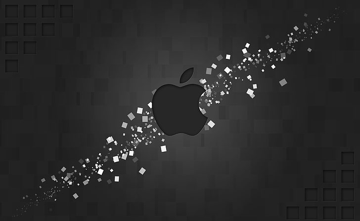 Logo Apple Hi-Tech, logo Apple, Komputer, Mac, Apple, Tech, Logo, Wallpaper HD