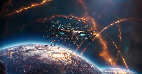 Movie, Guardians of the Galaxy Vol. 2, Spaceship, HD wallpaper HD wallpaper