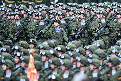 оръжия, празник, ден на победата, войници, парад, червен площад, 9 май, HD тапет HD wallpaper
