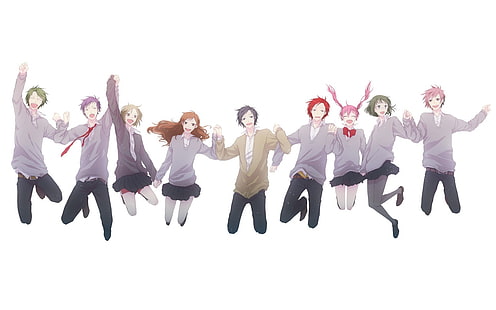 Horimiya, Hori Kyouko, Yoshikawa Yuki, Ishikawa Toru, Miyamura Izumi, HD-Hintergrundbild HD wallpaper