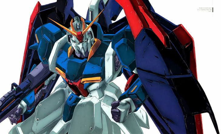 Kombinezon mobilny Zeta Gundam, Gundam, lata 80-te, robot, Tapety HD