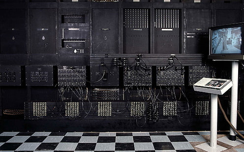 ENIAC - ประวัติคอมพิวเตอร์ตู้เซิร์ฟเวอร์คอมพิวเตอร์คอมพิวเตอร์ 1920x1200, eniac ประวัติศาสตร์, วอลล์เปเปอร์ HD HD wallpaper