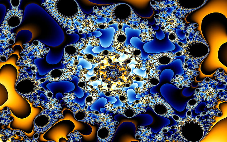 Fractal HD, abstract, fractal, HD wallpaper