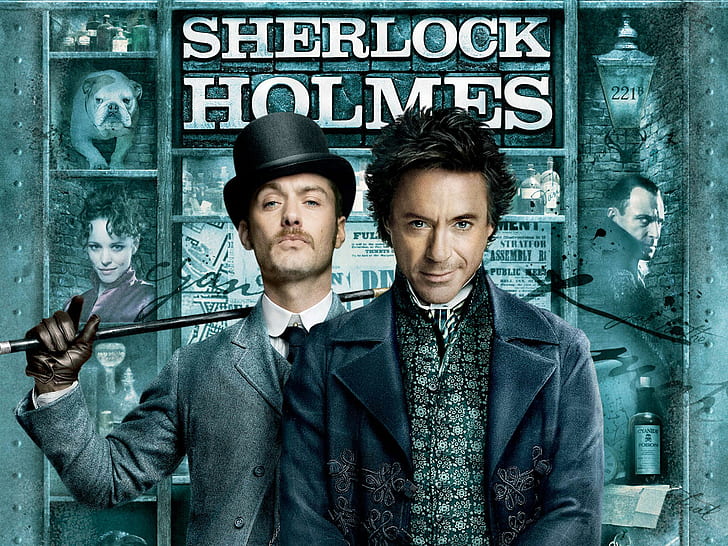 Affiche de film de Sherlock Holmes, film, affiche, sherlock, holmes, Fond d'écran HD