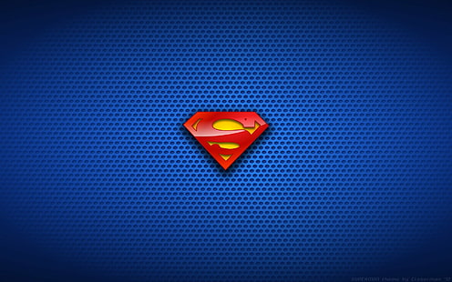 スーパーマン、スーパーマンロゴ、 HDデスクトップの壁紙 HD wallpaper
