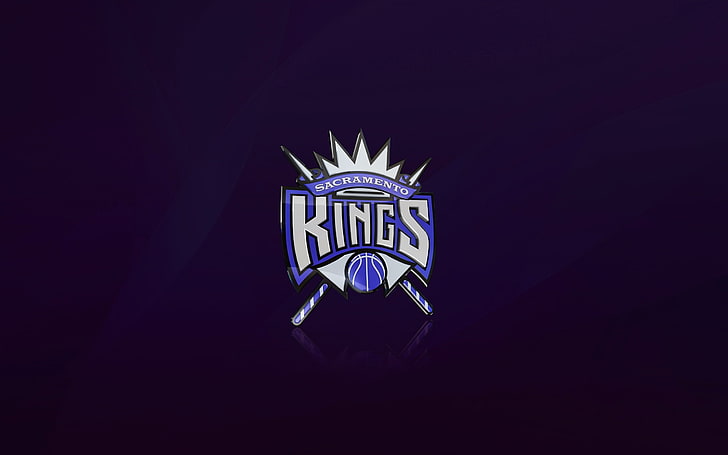 NBA Sacramento Kings team logo wallpaper, Basketball, Background, Logo, Purple, NBA, Sacramento Kings, Kings, HD wallpaper
