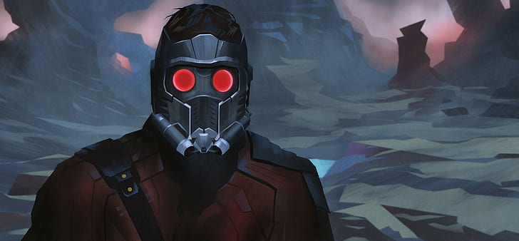Star Lord, artwork, Starlord, Marvel Cinematic Universe, Marvel Comics, Guardians of the Galaxy, HD wallpaper