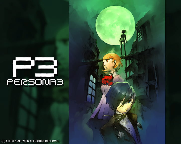 Persona, Persona 3, Aigis (Persona), Minato Arisato, Yukari Takeba, HD wallpaper
